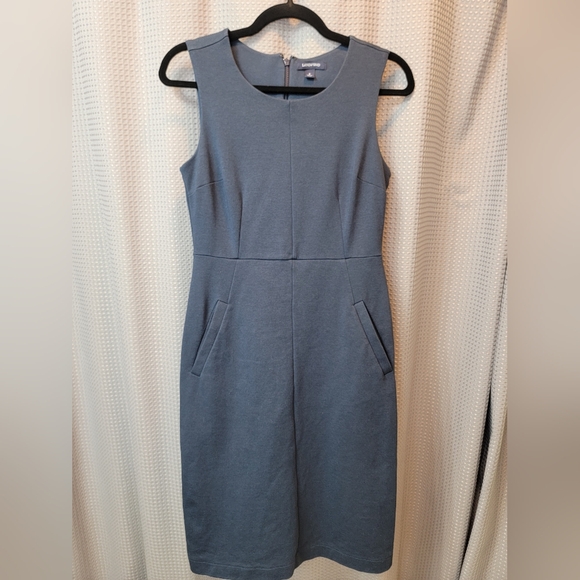 Lands' End Dresses & Skirts - NWOT Lands End Navy  Ponte Knit Sheath Dress Size 4